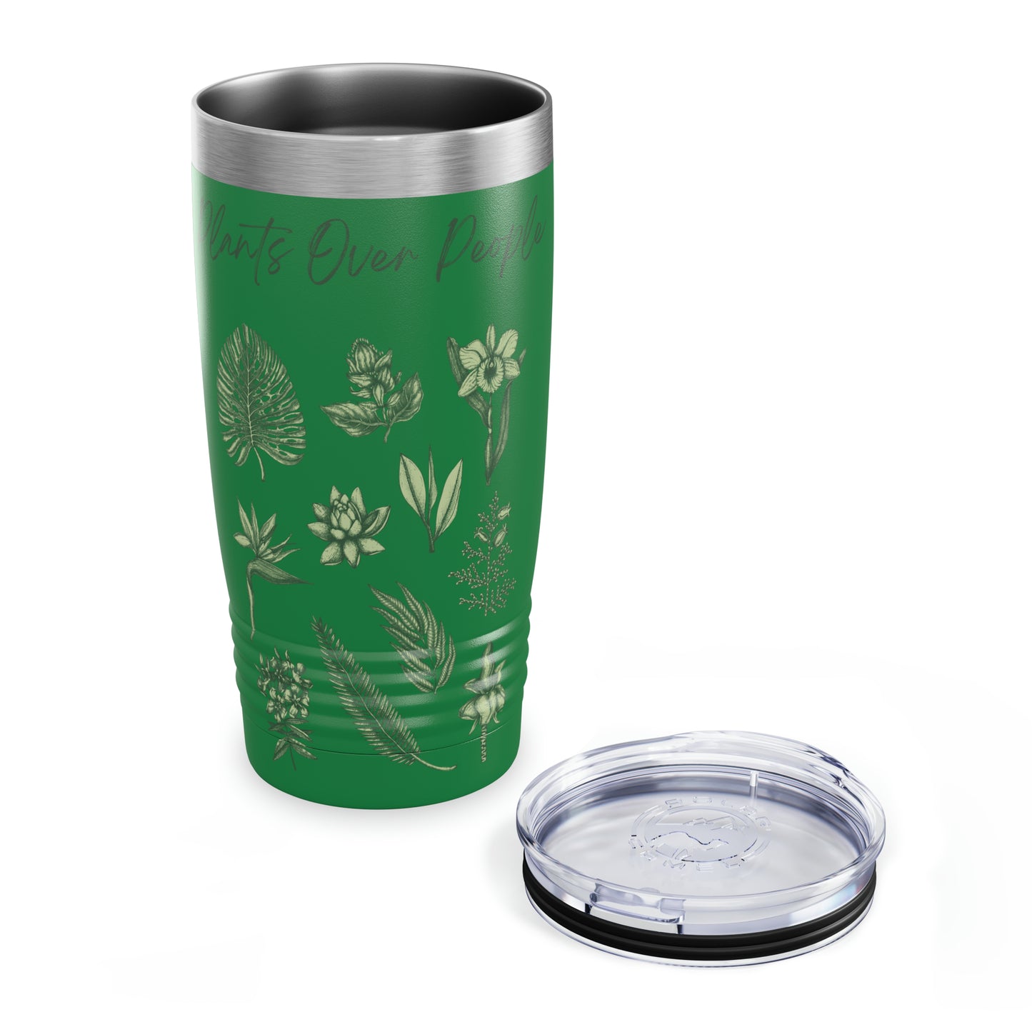 Plants Over People Ringneck Tumbler, 20oz