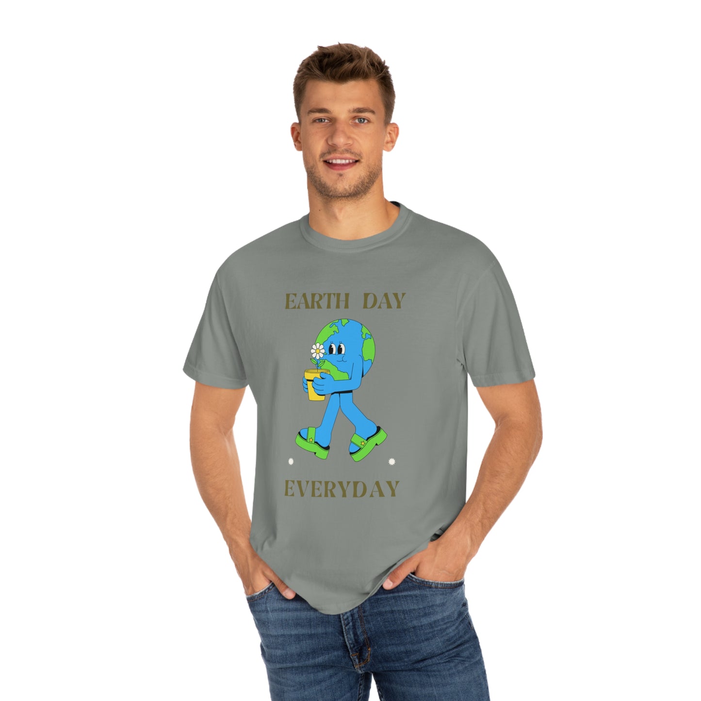 Earth Day Everyday Unisex Garment-Dyed T-shirt