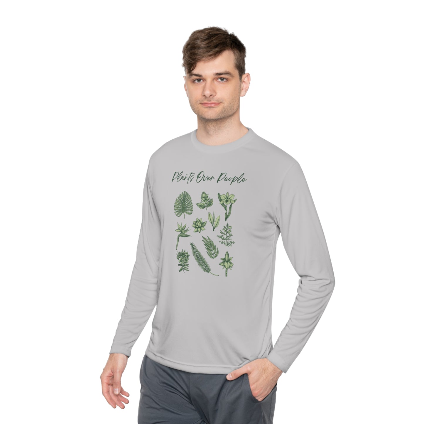 Plants Over People Unisex Lightweight Long Sleeve