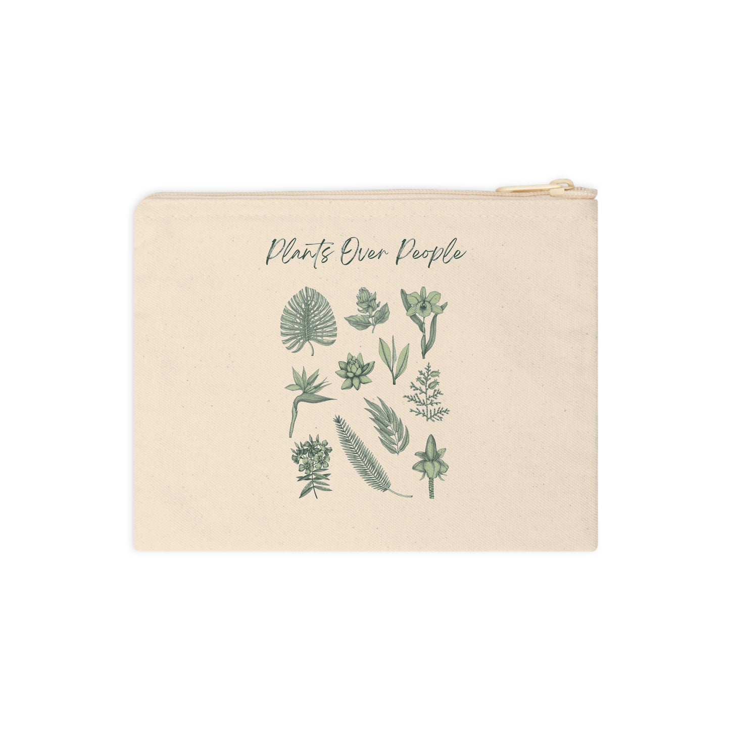 Plants Over People Accessory Zipper Pouch