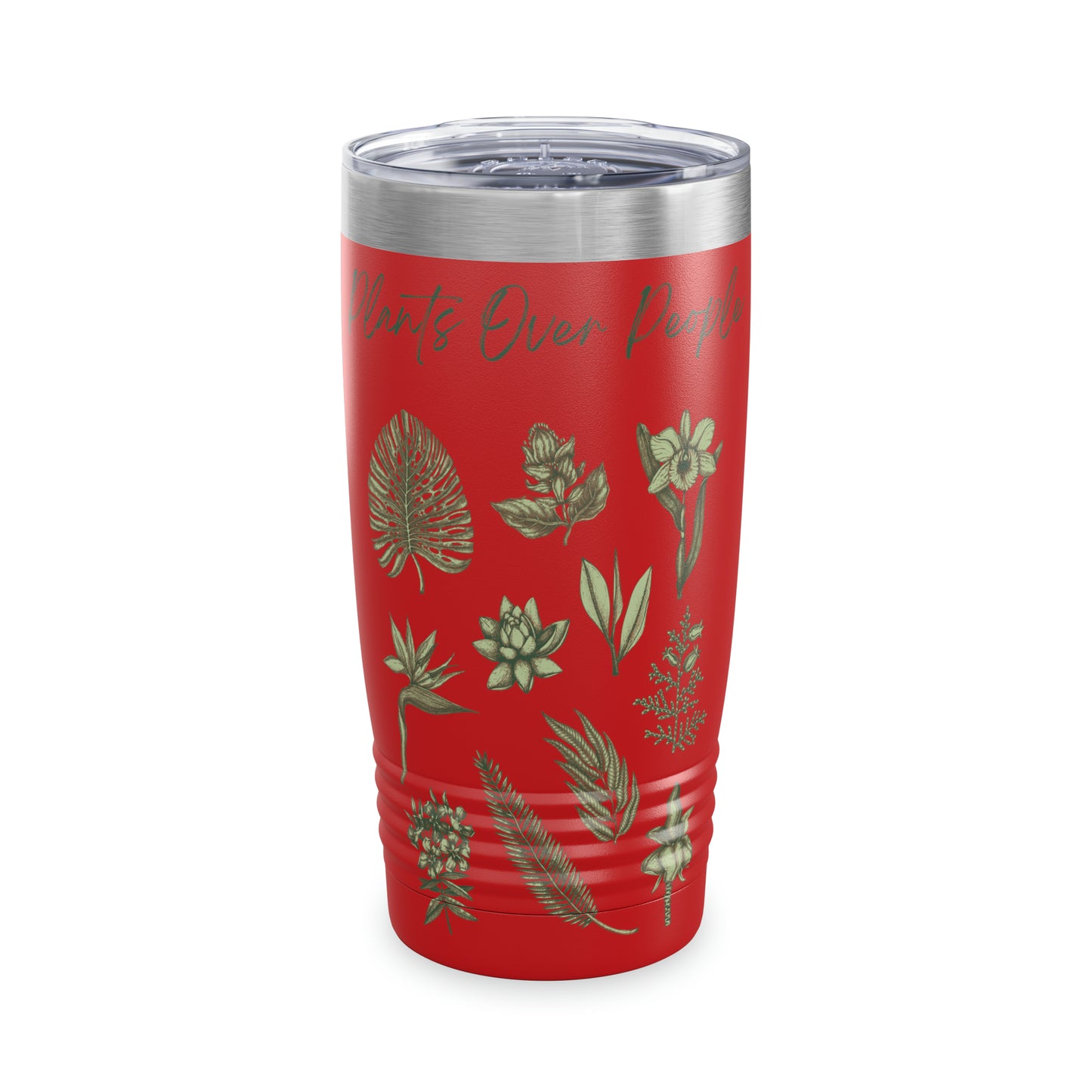 Plants Over People Ringneck Tumbler, 20oz