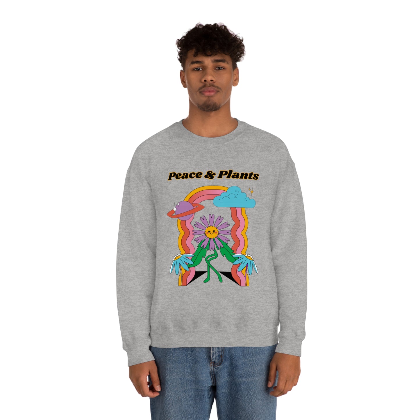 Peace & Plants Unisex Crewneck