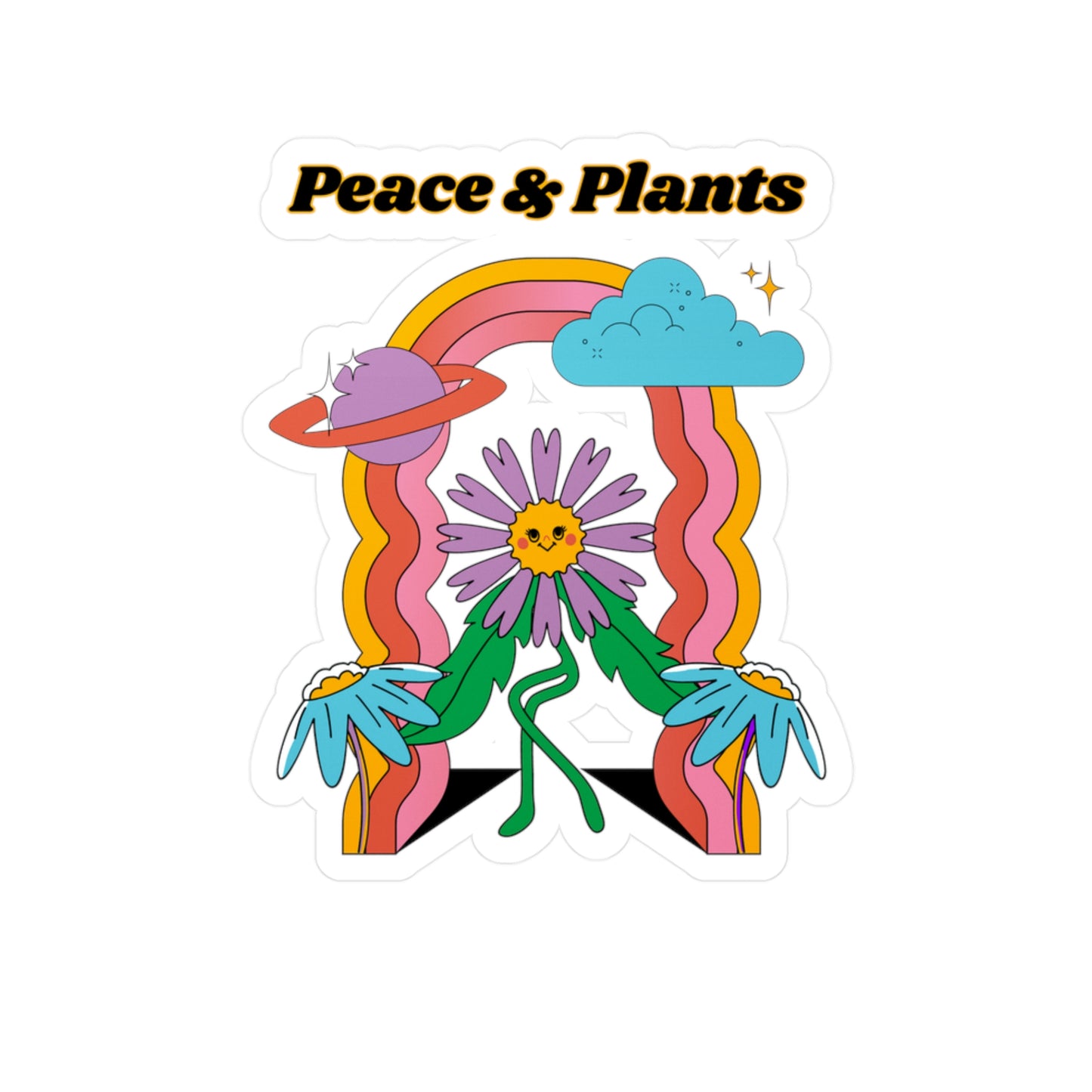 Peace & Plants Vinyl Decals