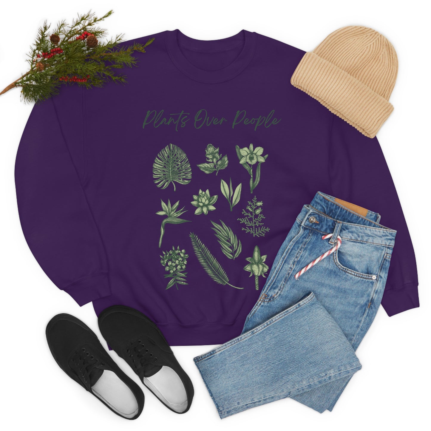 Plants Over People Unisex Crewneck