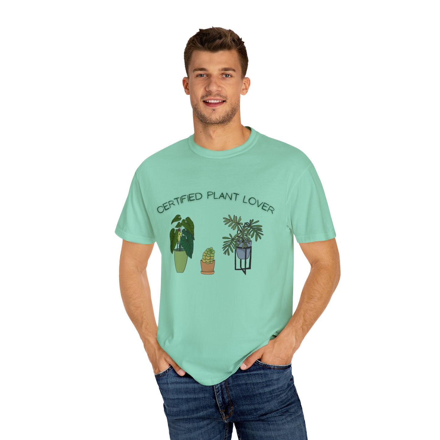 Certified Plant Lover Unisex Garment-Dyed T-shirt