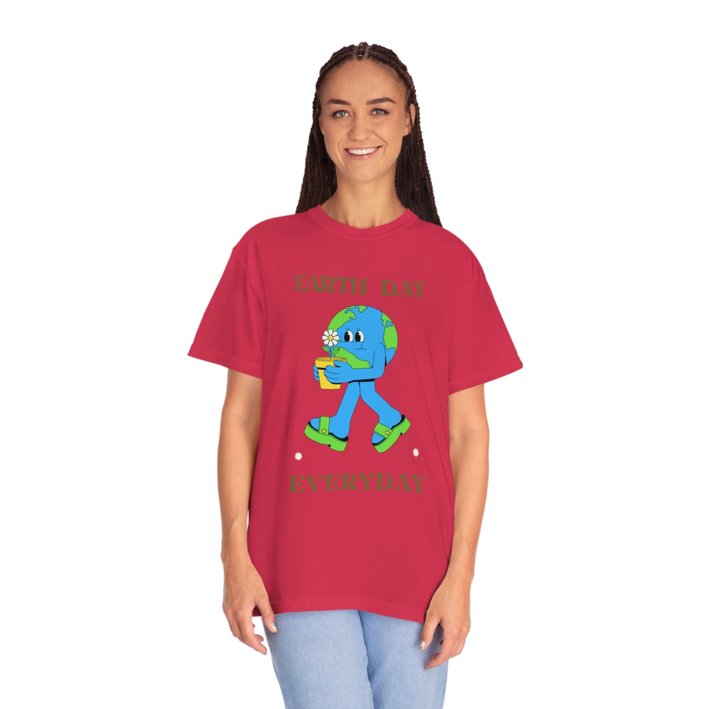 Earth Day Everyday Unisex Garment-Dyed T-shirt