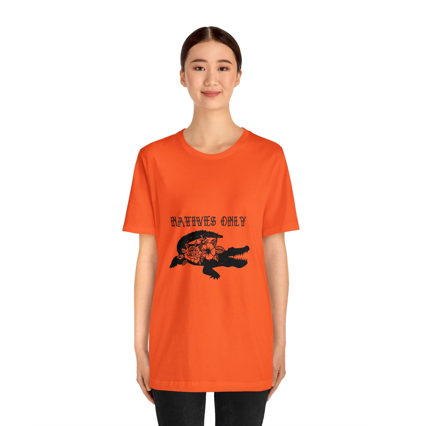 Natives Only Alligator Unisex Jersey Tee