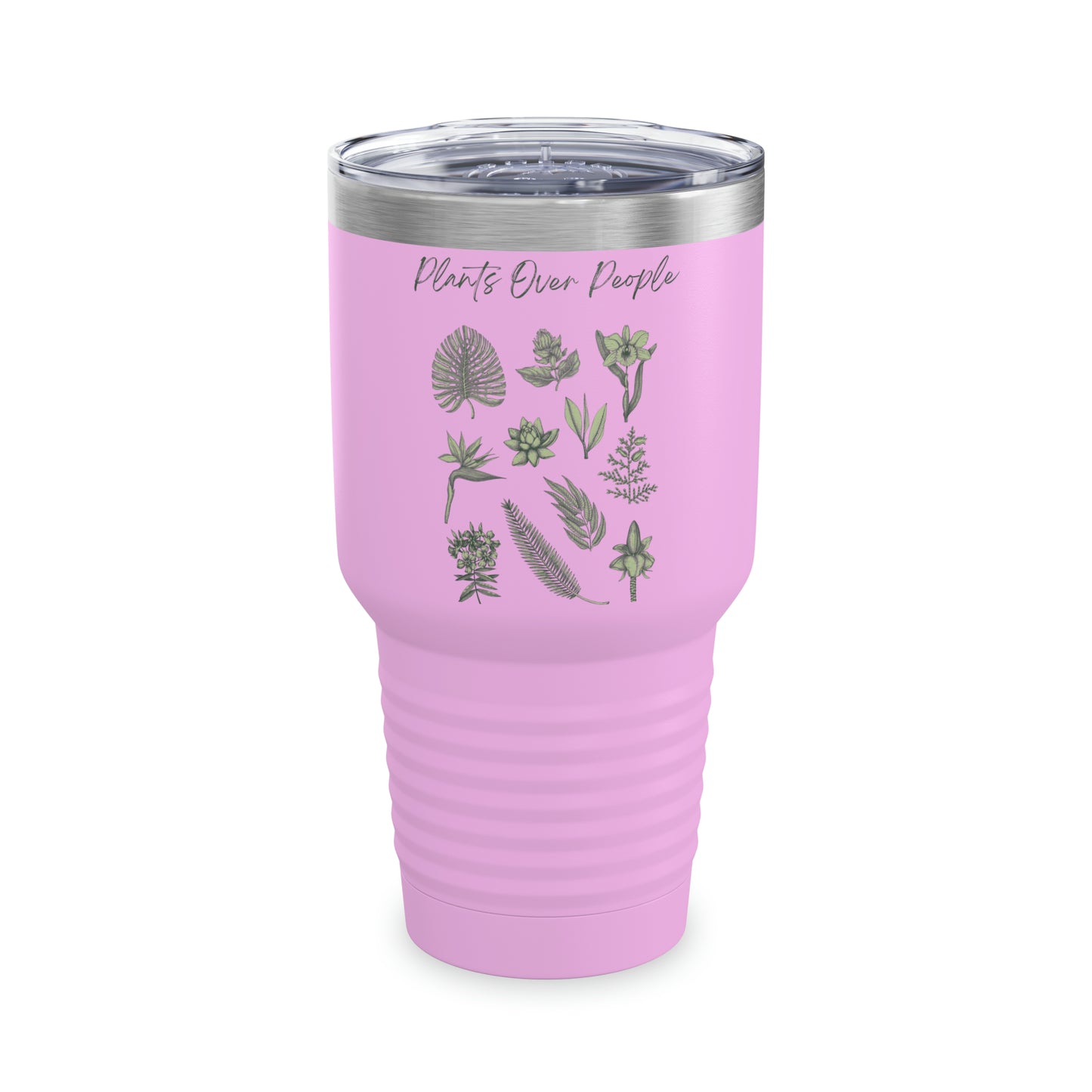 Plants Over People Ringneck Tumbler, 30oz