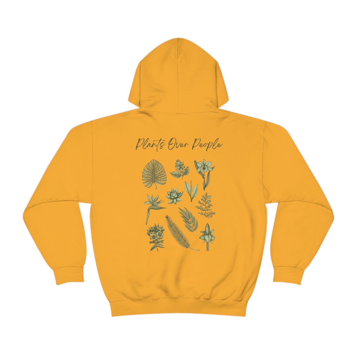 Plants Over People Unisex Hooded Sweatshirt
