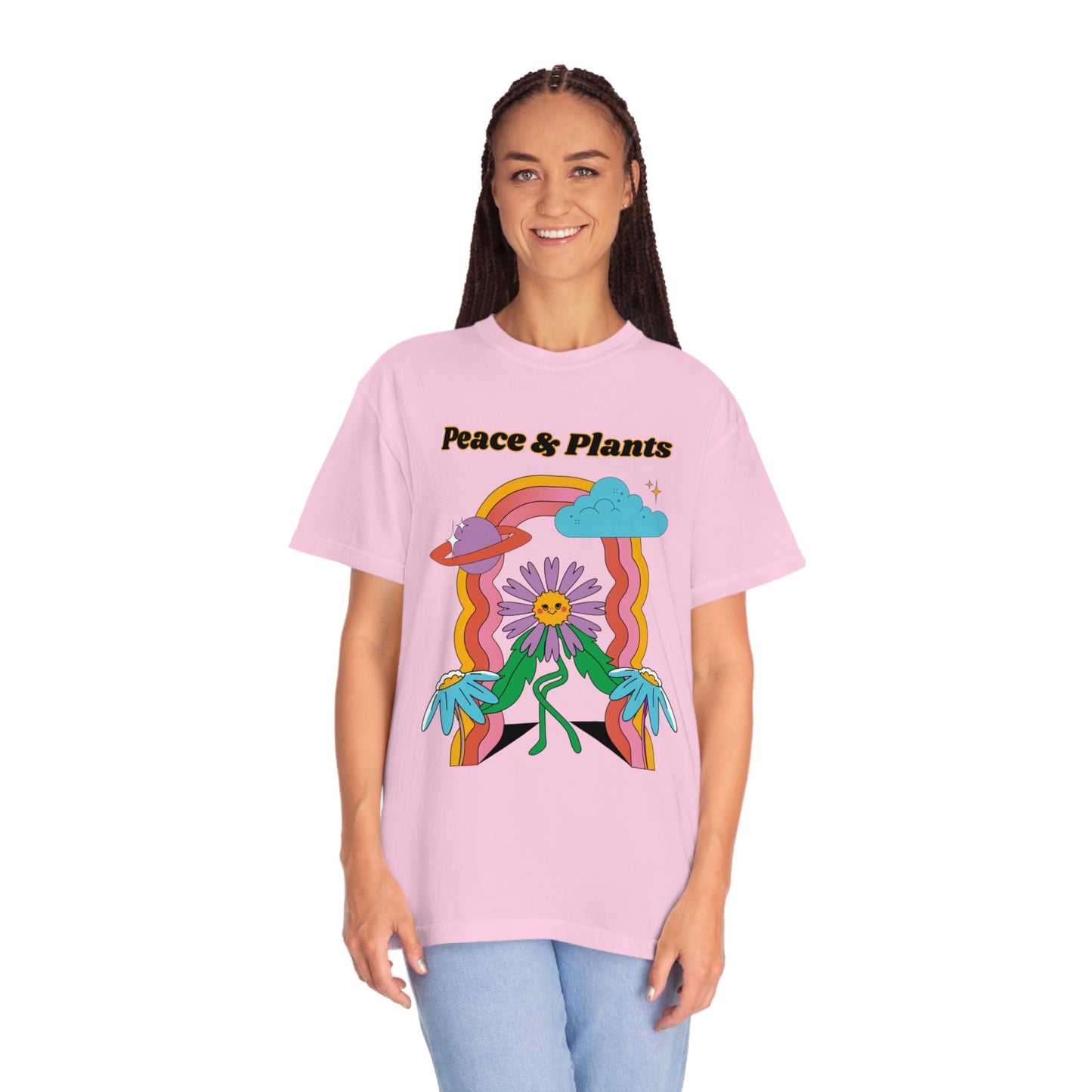 Peace & Plants Garment-Dyed T-shirt