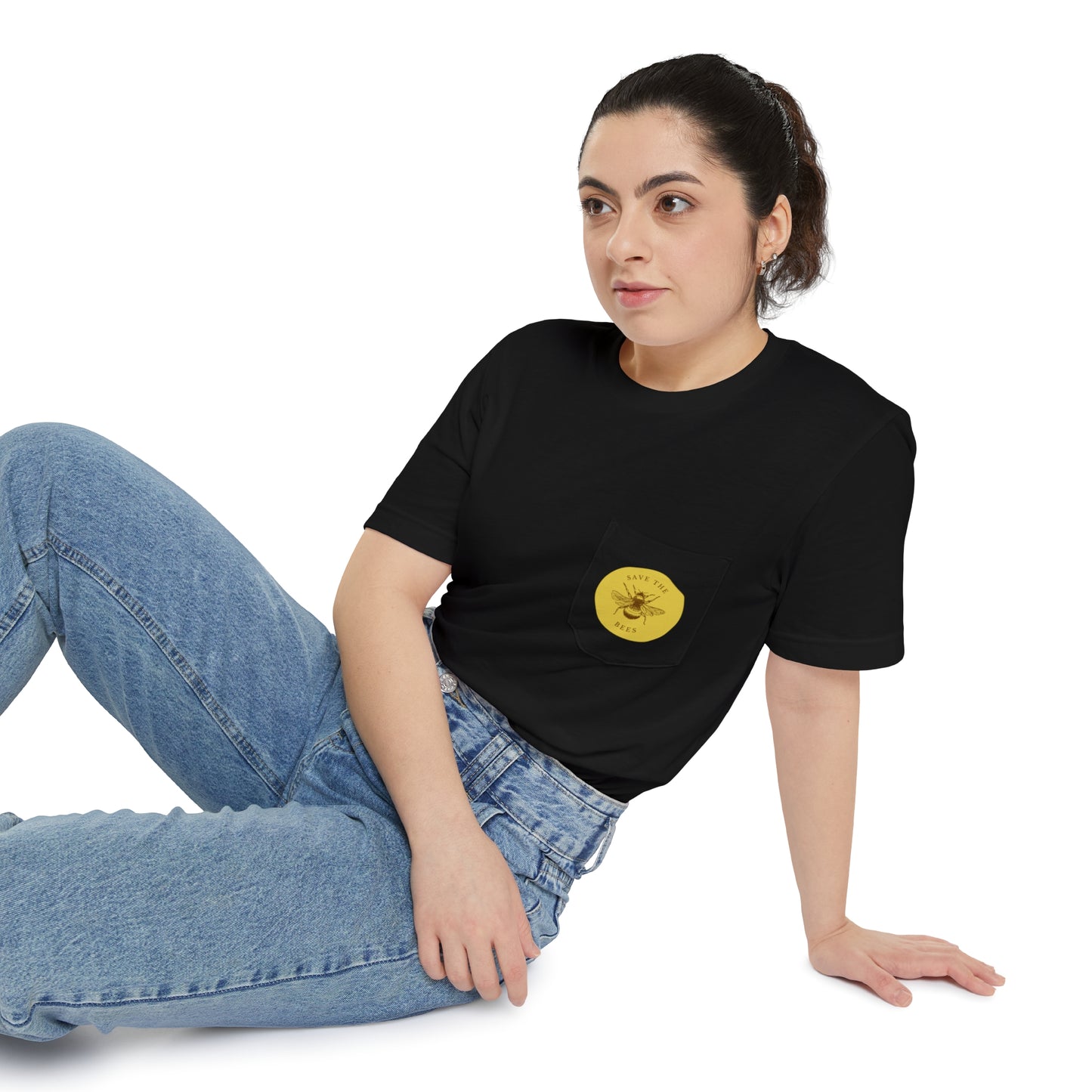 Save The Bees Unisex Pocket Tee