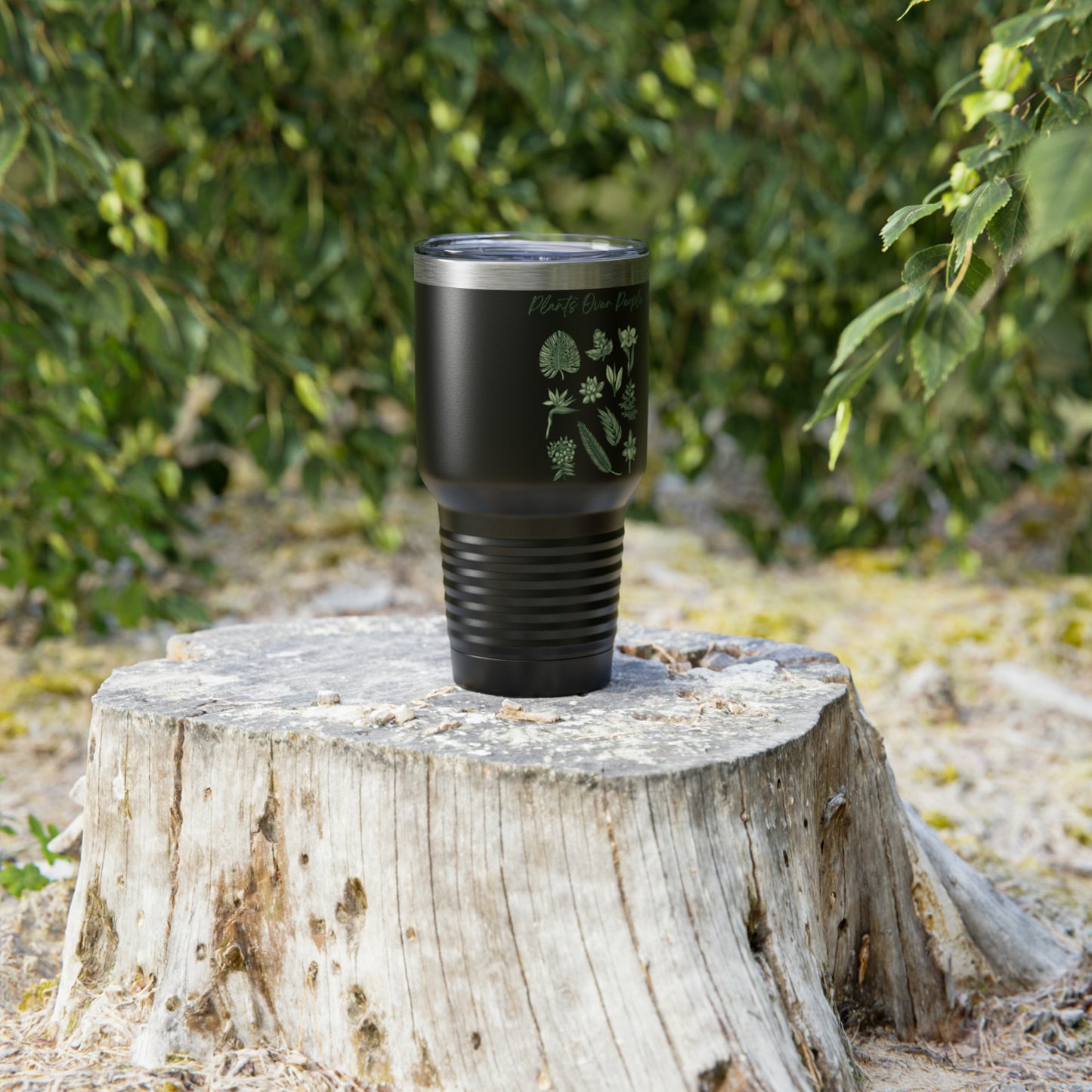 Plants Over People Ringneck Tumbler, 30oz