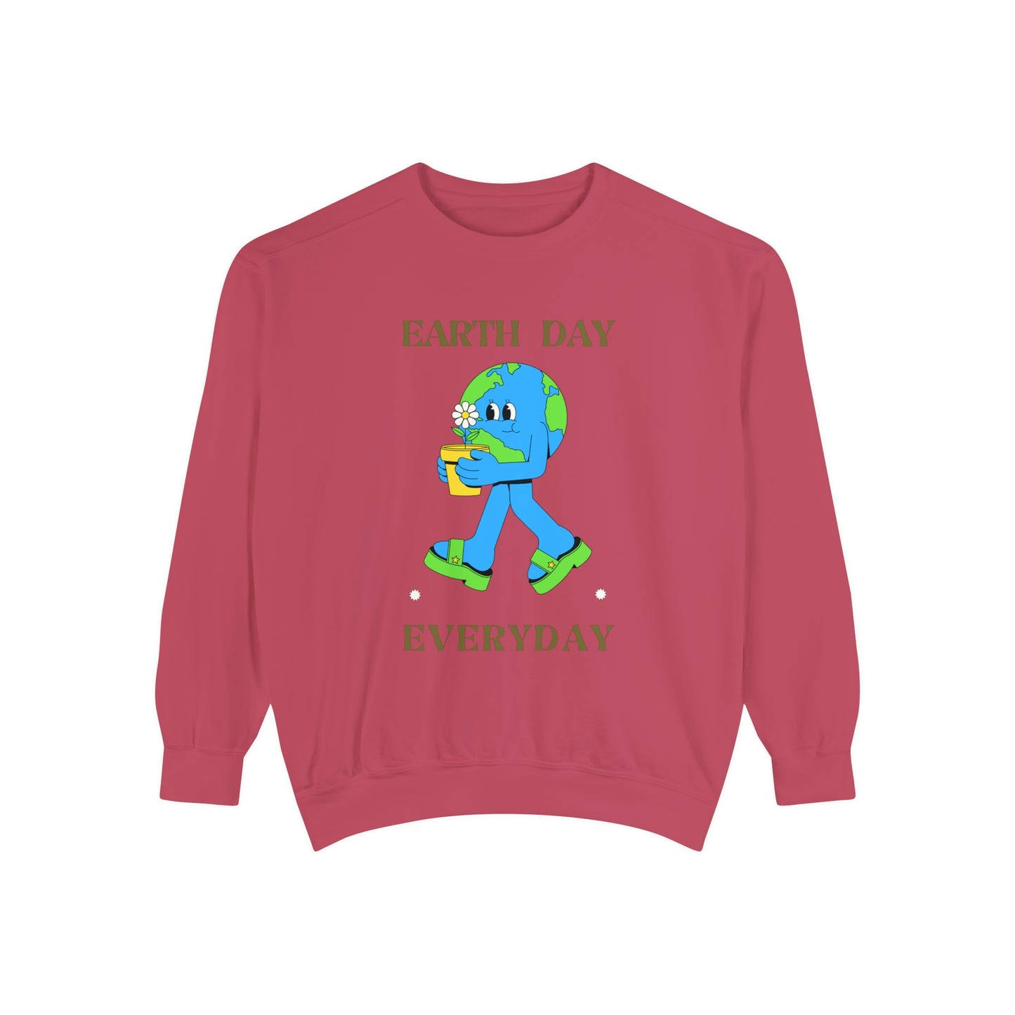 Earth Day Everyday Unisex Garment-Dyed Sweatshirt