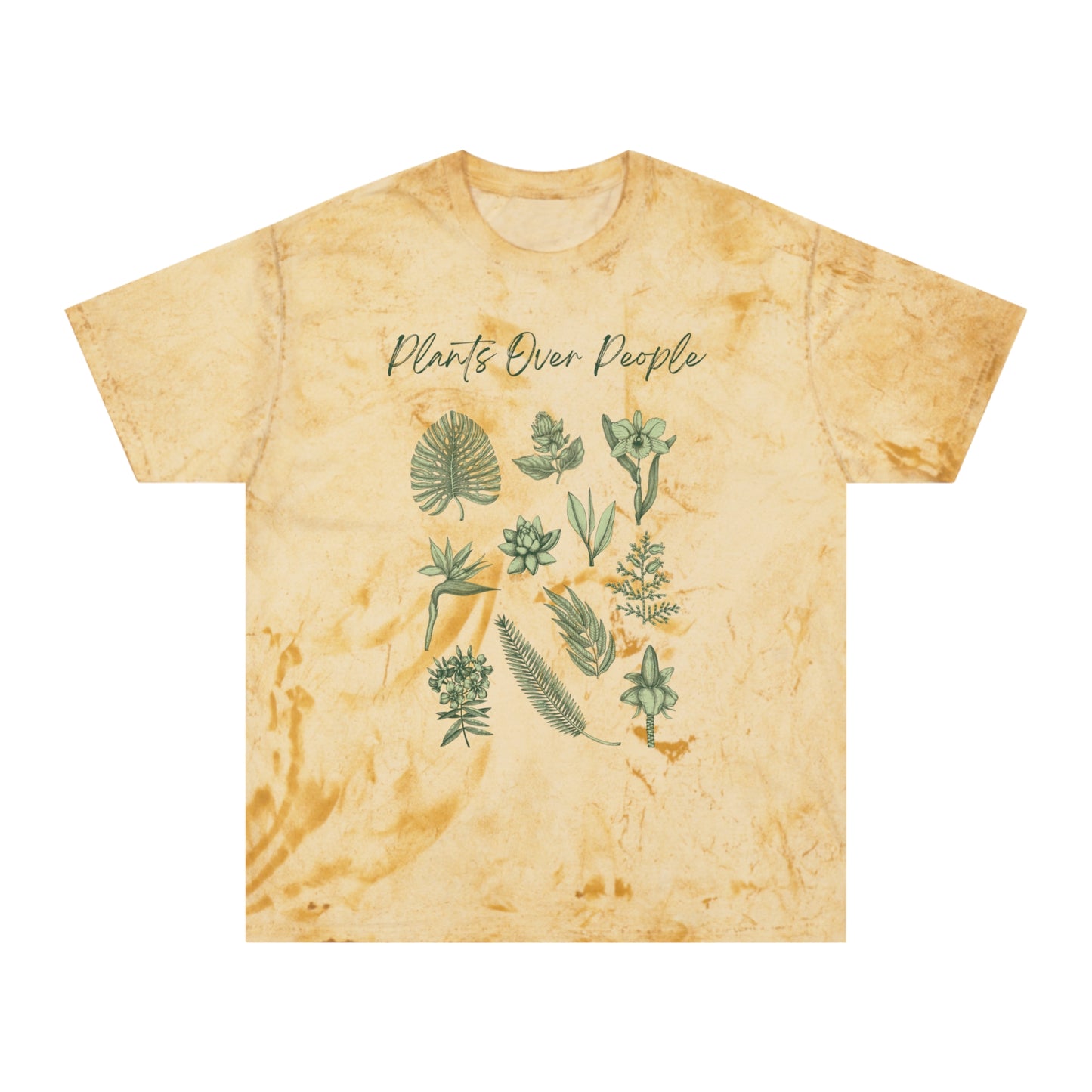 Plants Over People Unisex Color Blast T-Shirt