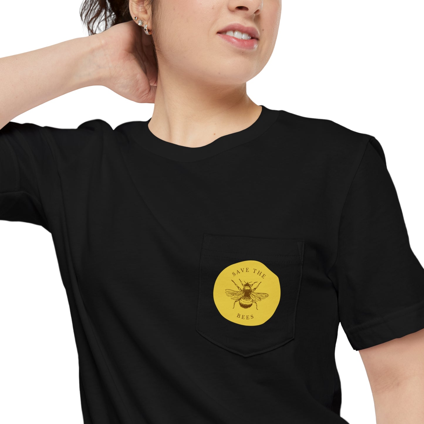 Save The Bees Unisex Pocket Tee