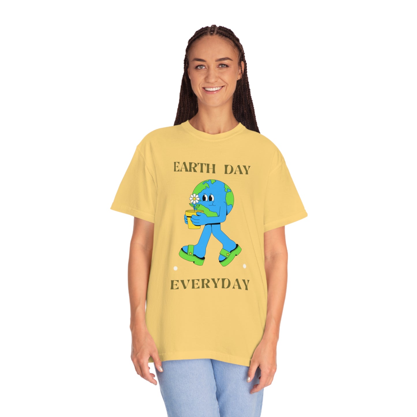 Earth Day Everyday Unisex Garment-Dyed T-shirt