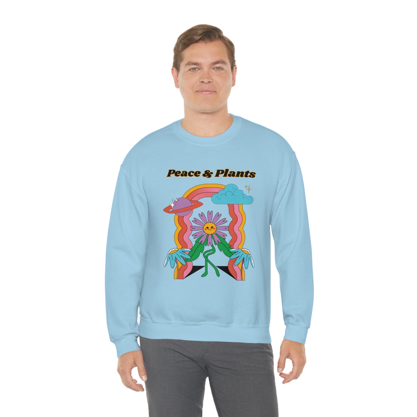 Peace & Plants Unisex Crewneck