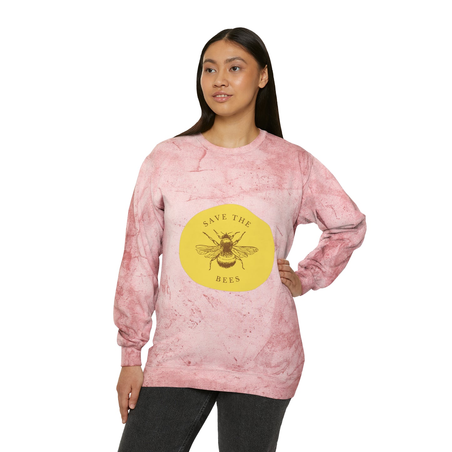 Save The Bees Unisex Color Blast Crewneck
