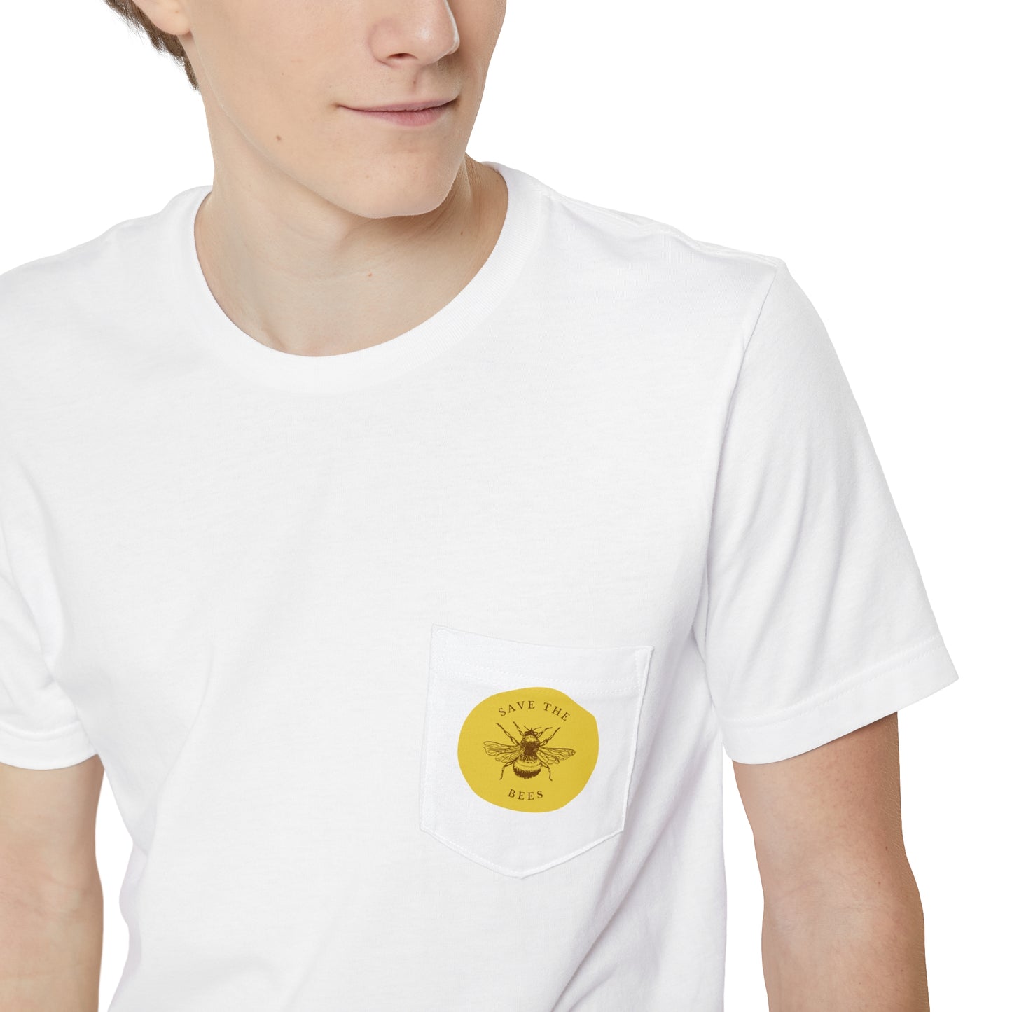 Save The Bees Unisex Pocket Tee