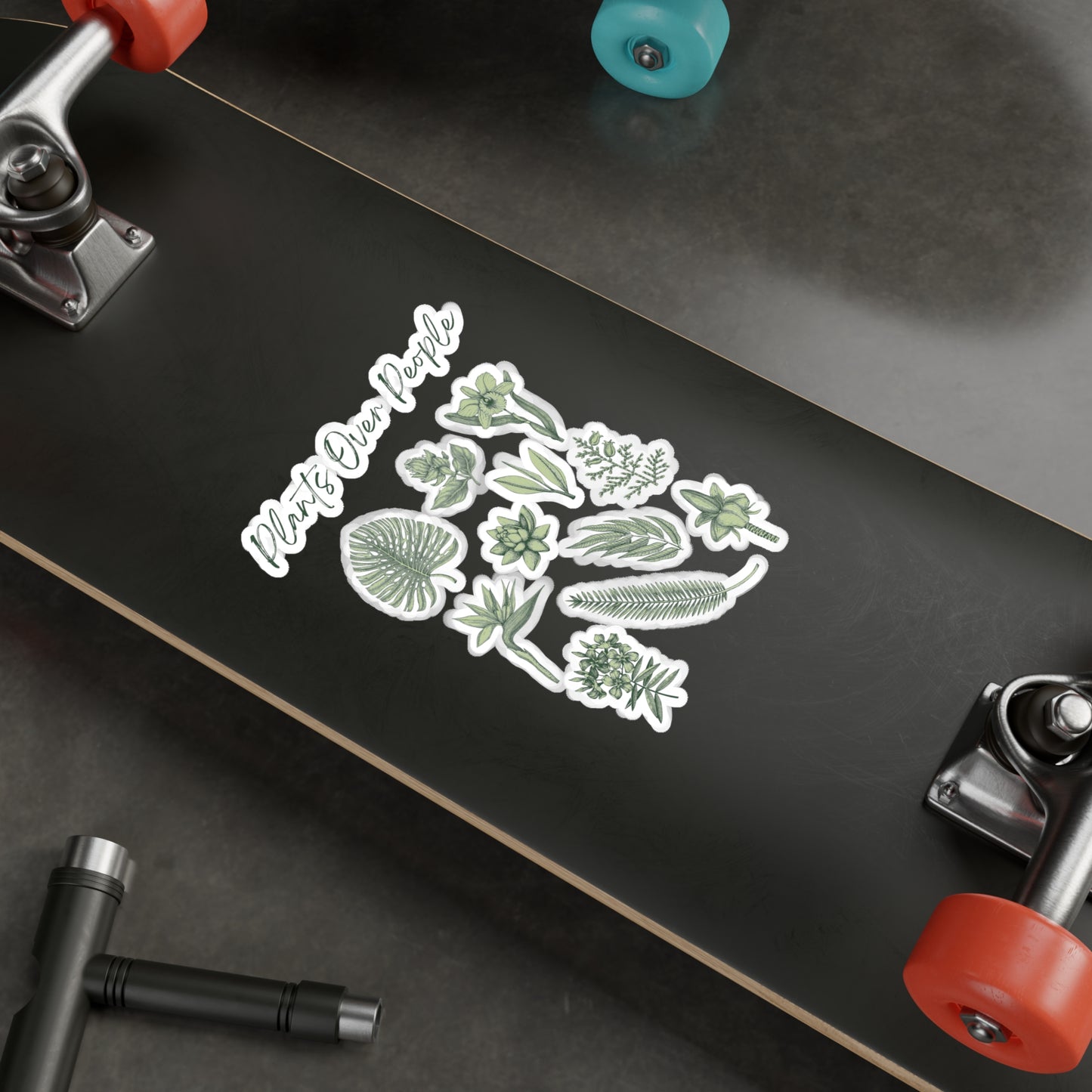 Plants Over People Vinyl Decals