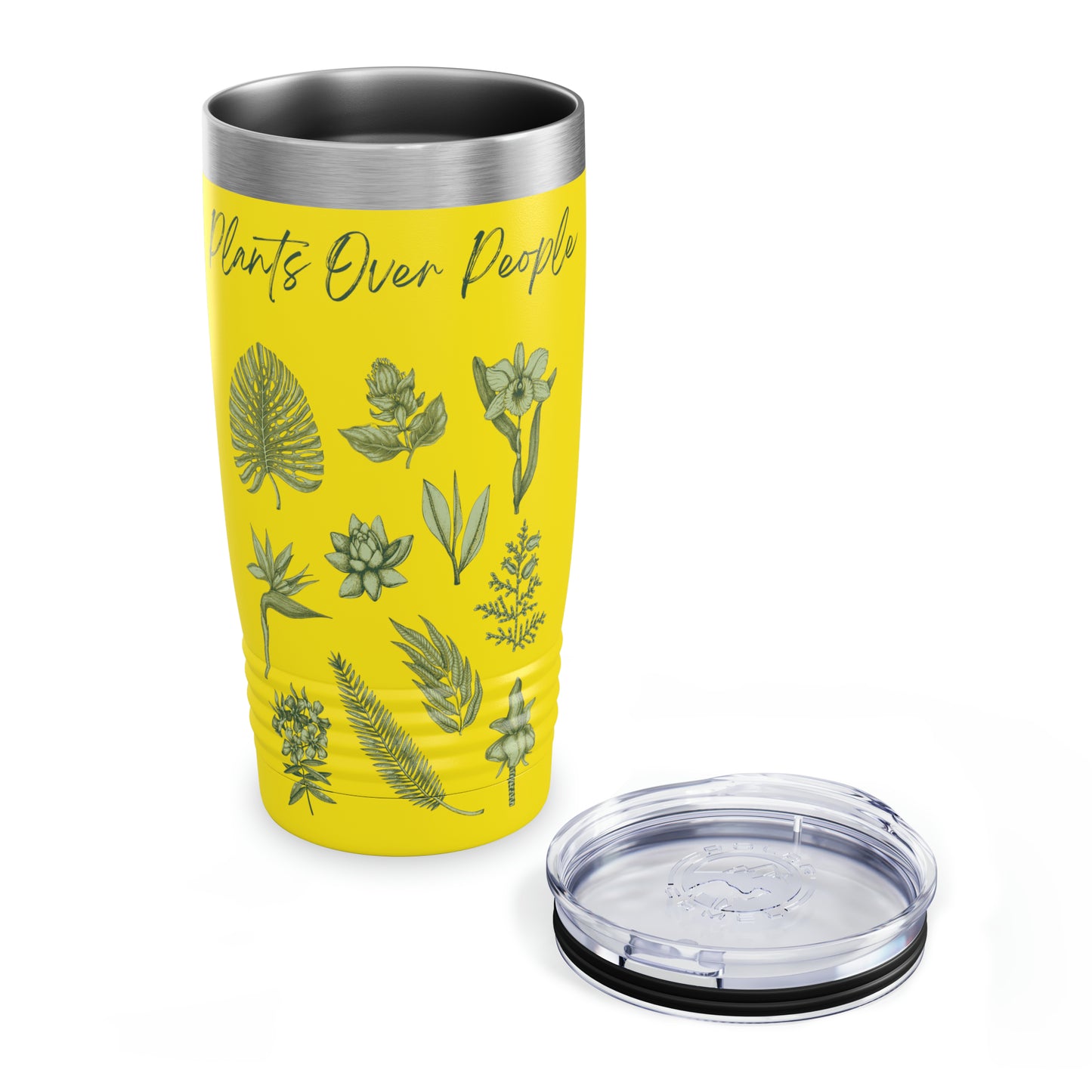 Plants Over People Ringneck Tumbler, 20oz