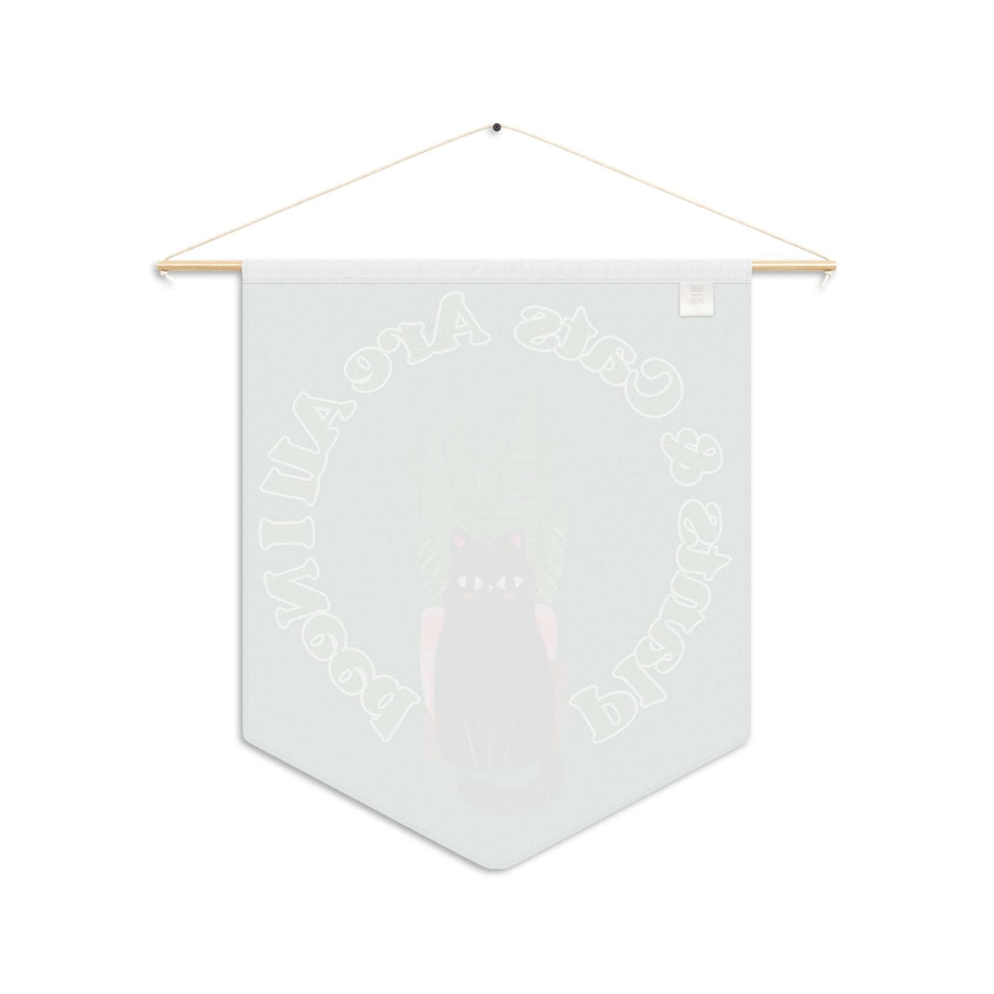 Plants & Cats Are All I Need Pennant
