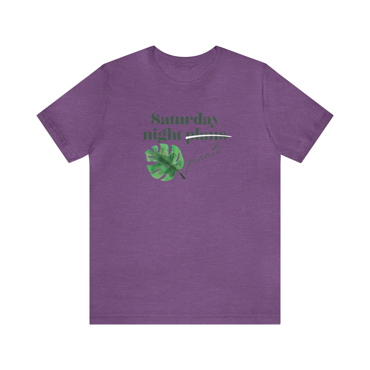 Saturday Night Plants Unisex Jersey Short Sleeve