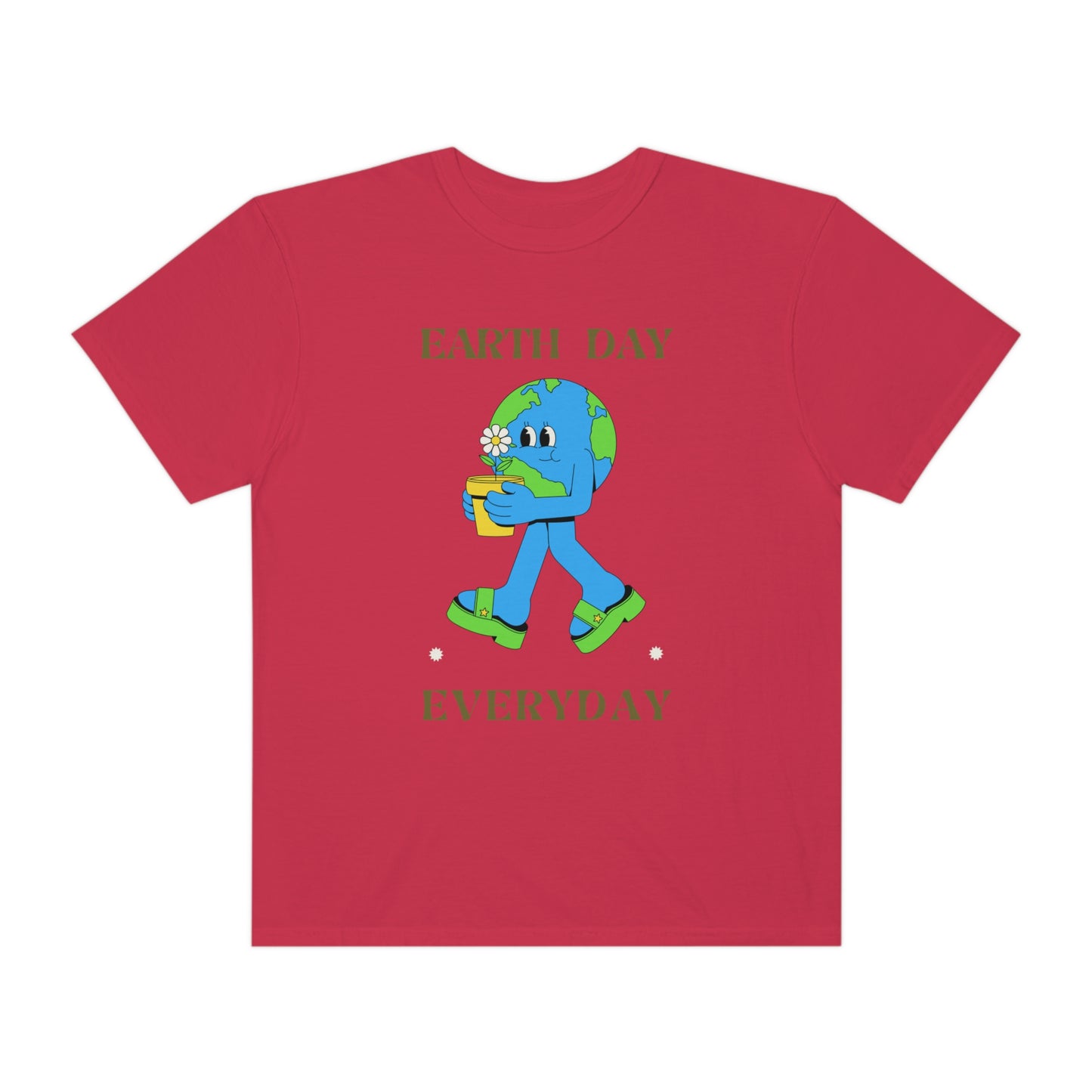 Earth Day Everyday Unisex Garment-Dyed T-shirt