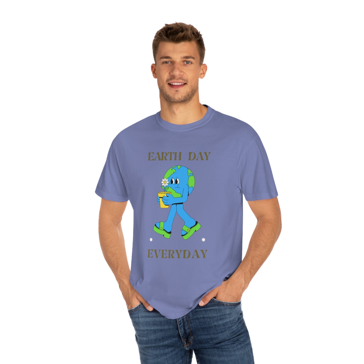 Earth Day Everyday Unisex Garment-Dyed T-shirt