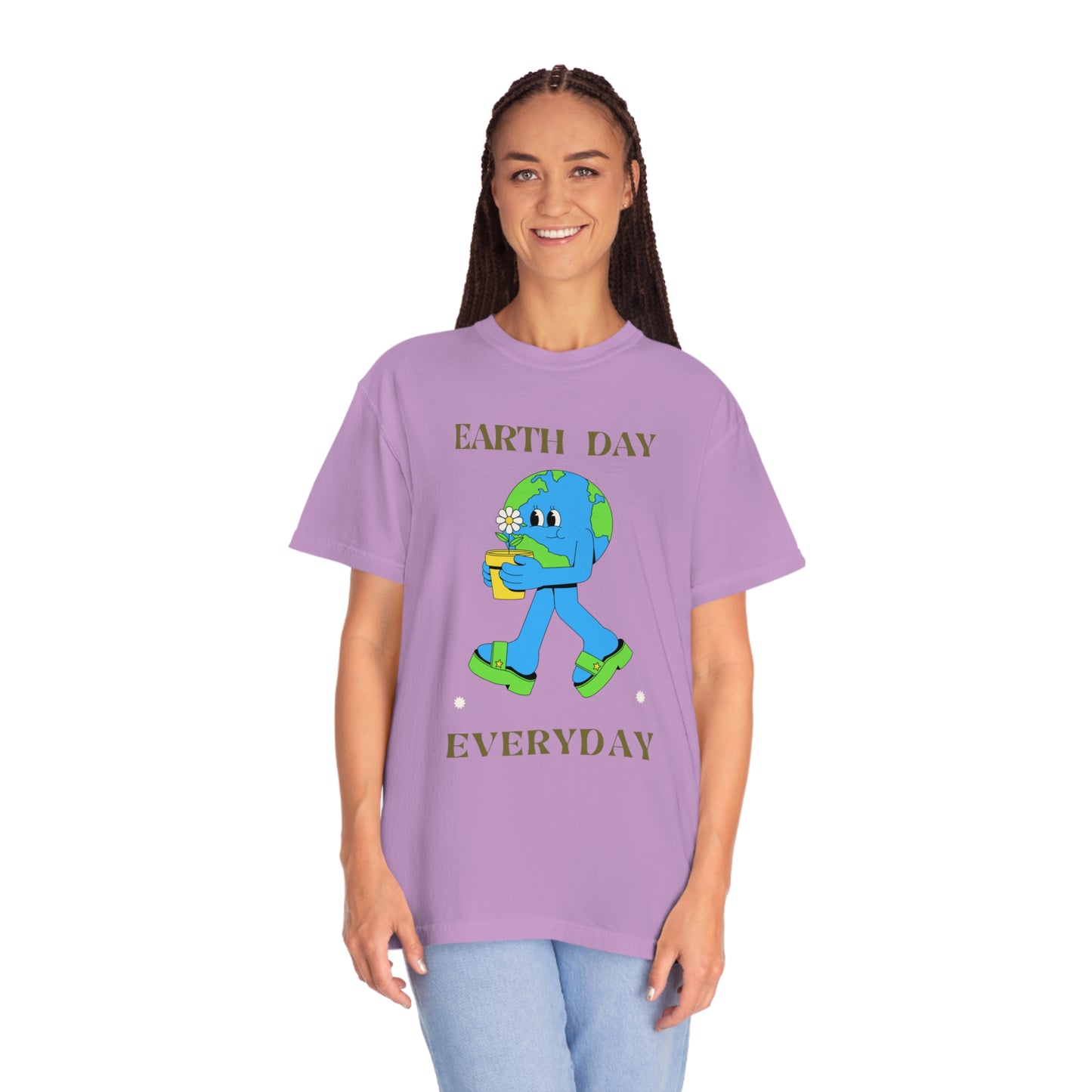 Earth Day Everyday Unisex Garment-Dyed T-shirt
