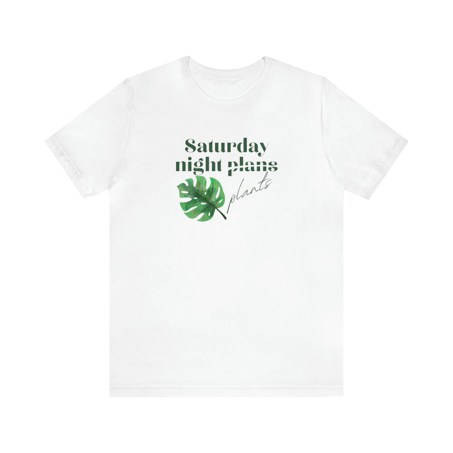 Saturday Night Plants Unisex Jersey Short Sleeve