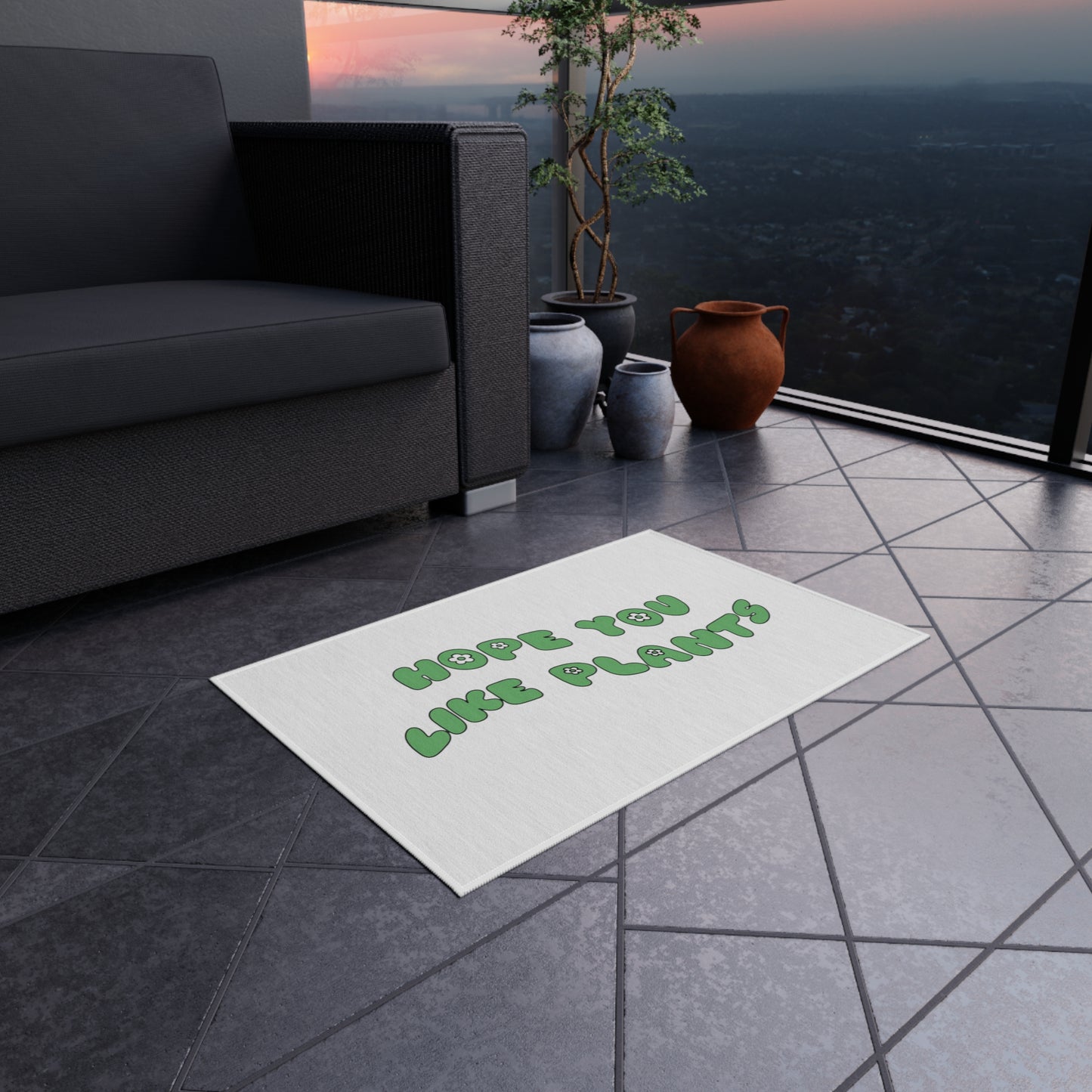 Hope You Like Plants Outdoor Rug