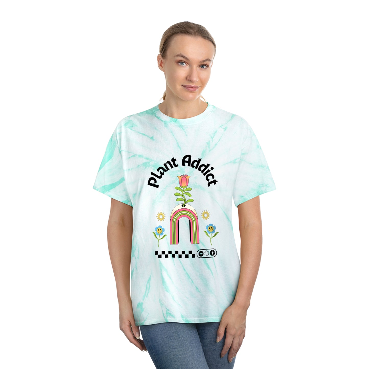 Plant Addict Tie-Dye Tee, Cyclone