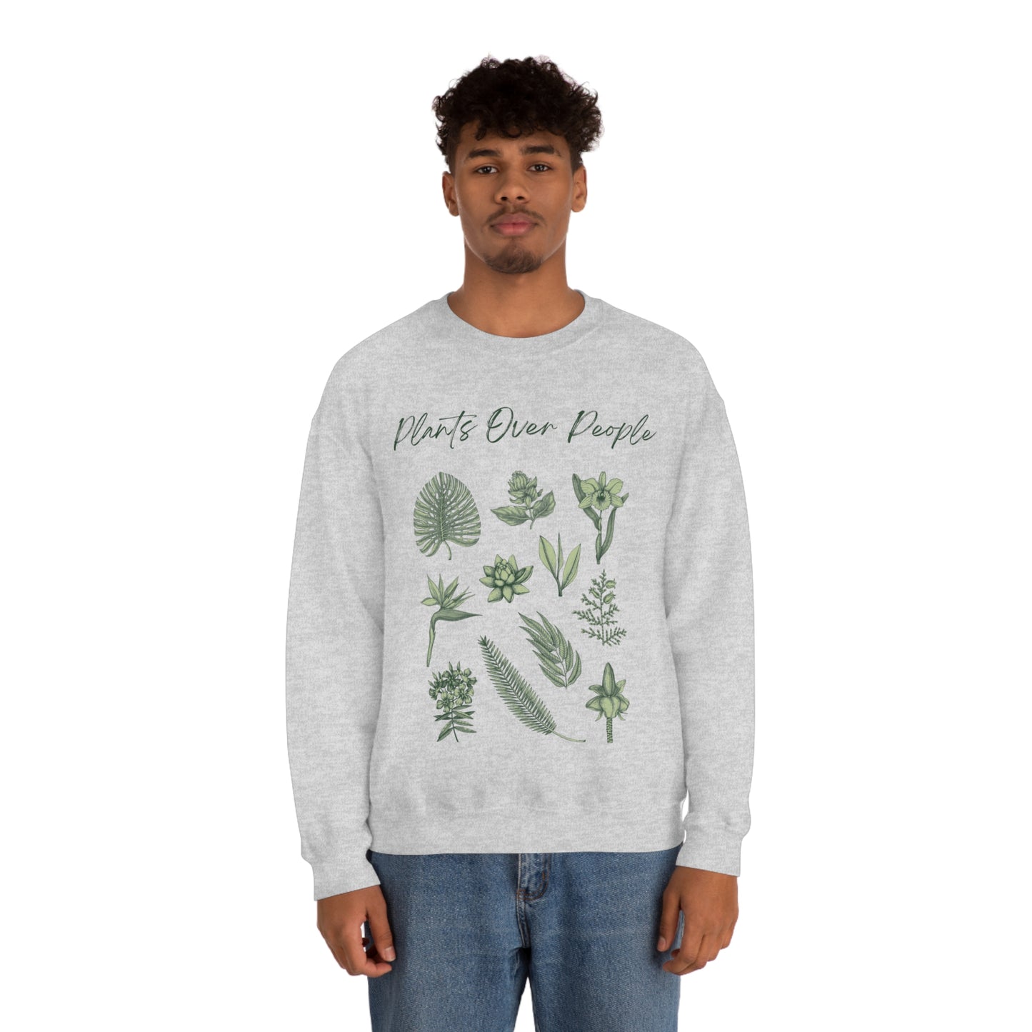 Plants Over People Unisex Crewneck