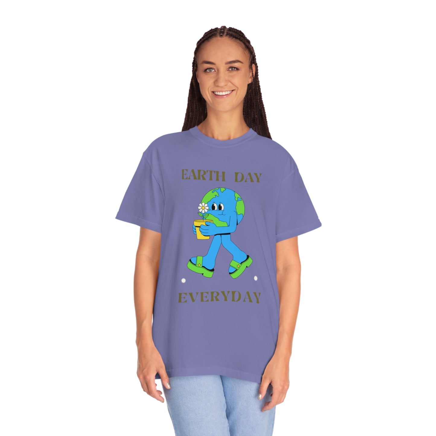 Earth Day Everyday Unisex Garment-Dyed T-shirt