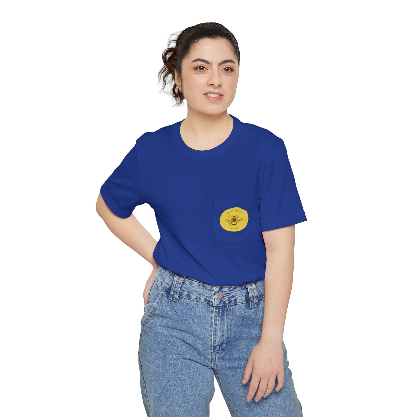 Save The Bees Unisex Pocket Tee