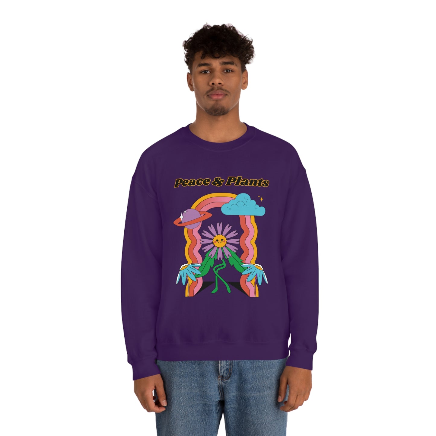Peace & Plants Unisex Crewneck