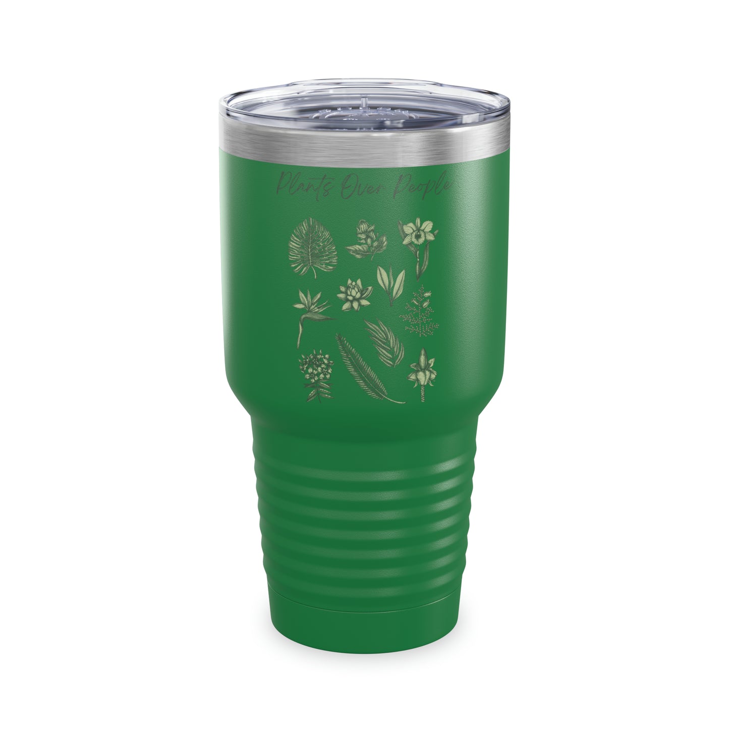 Plants Over People Ringneck Tumbler, 30oz