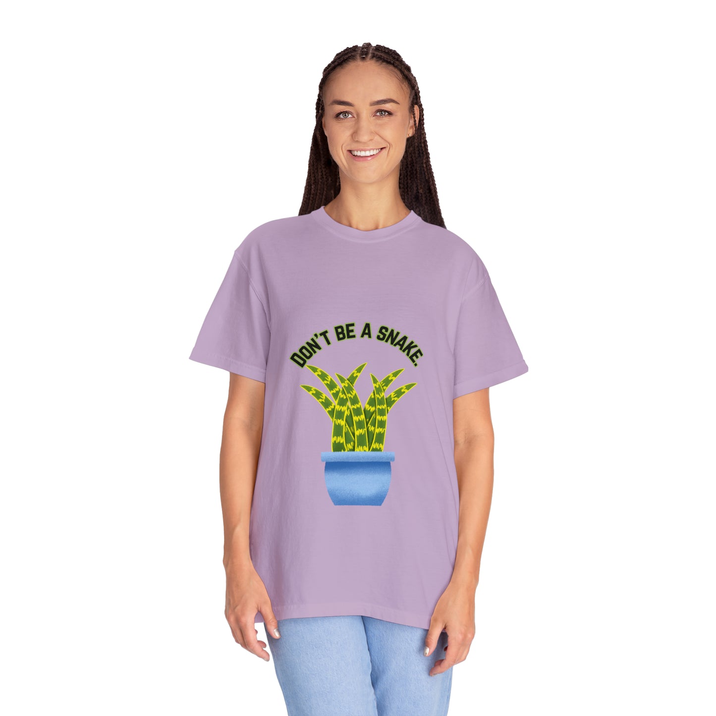 Don't Be A Snake Unisex Garment-Dyed T-shirt