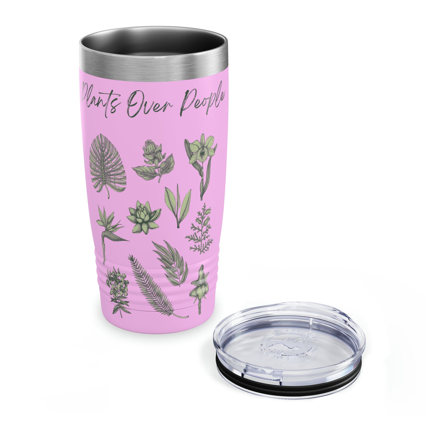 Plants Over People Ringneck Tumbler, 20oz