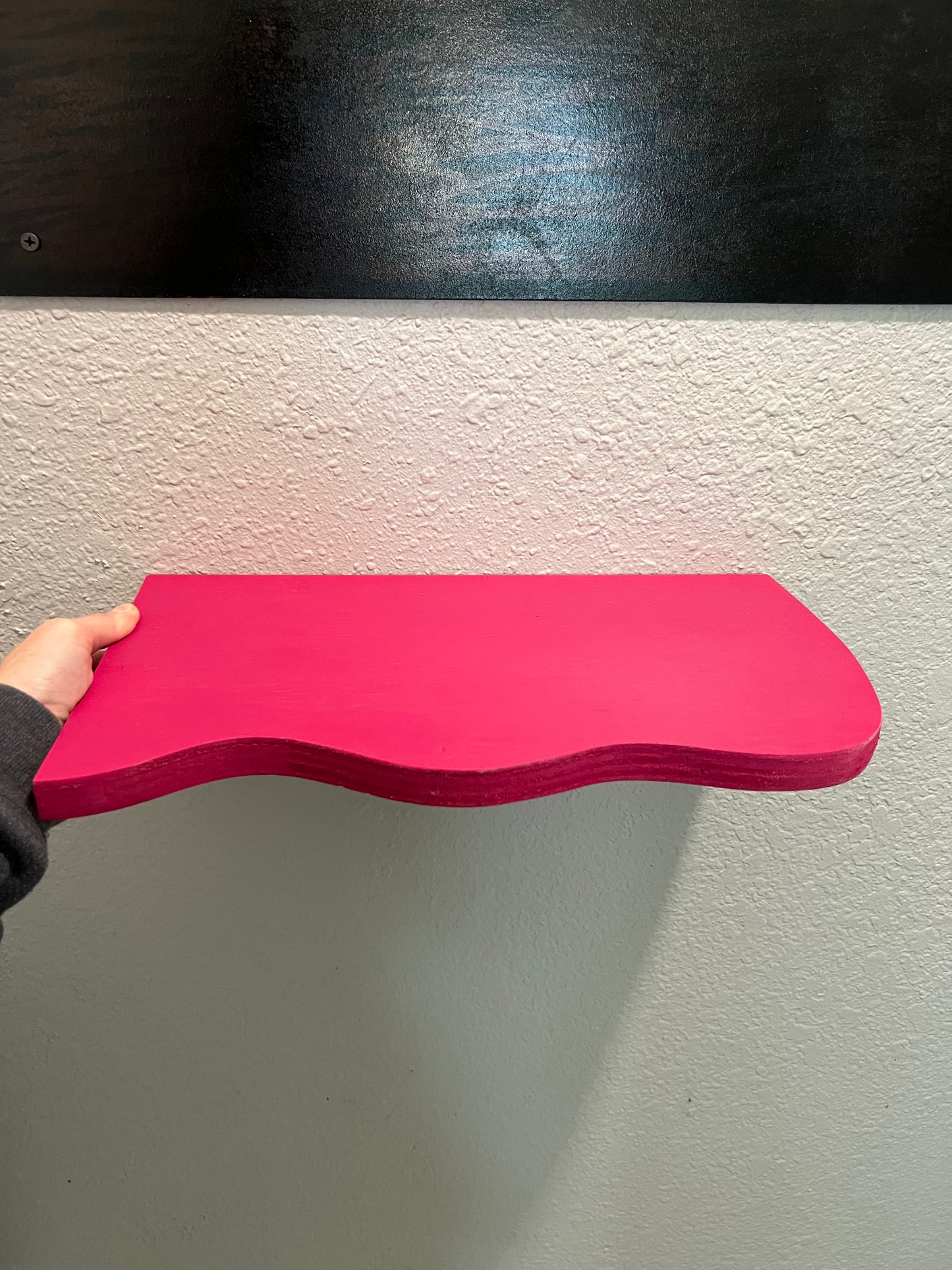 Squiggle shelf. Custom