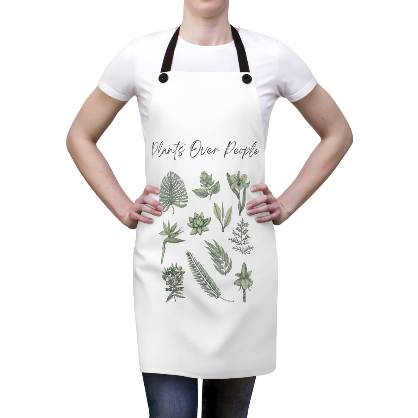 Plants Over People Apron