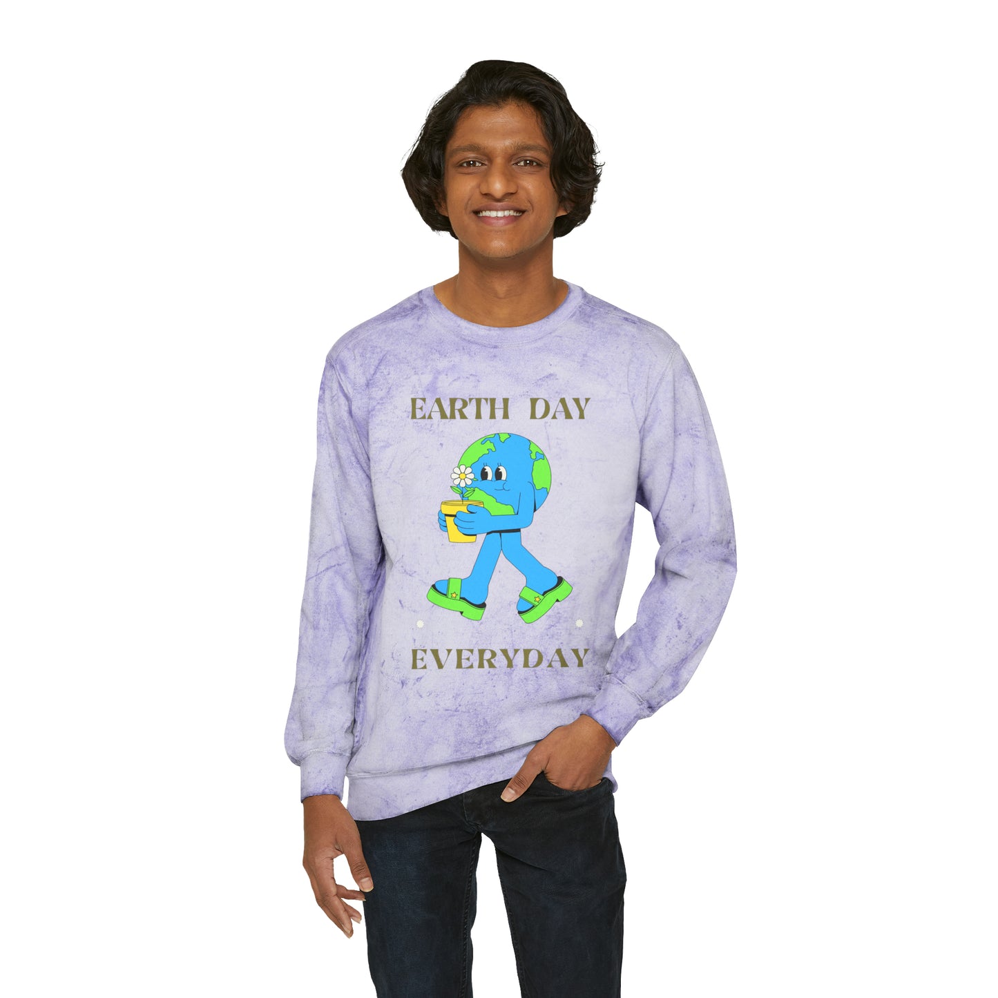 Earth Day Everyday Unisex Color Blast Crewneck