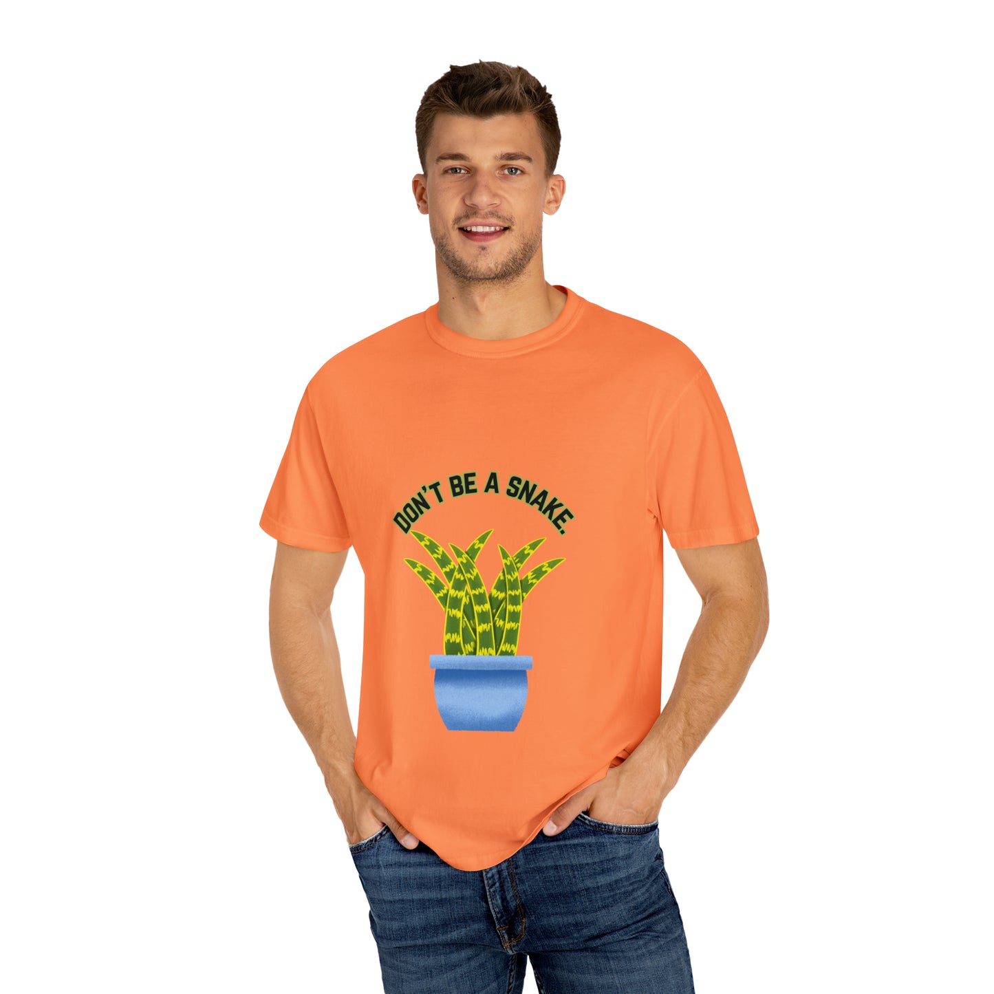 Don't Be A Snake Unisex Garment-Dyed T-shirt