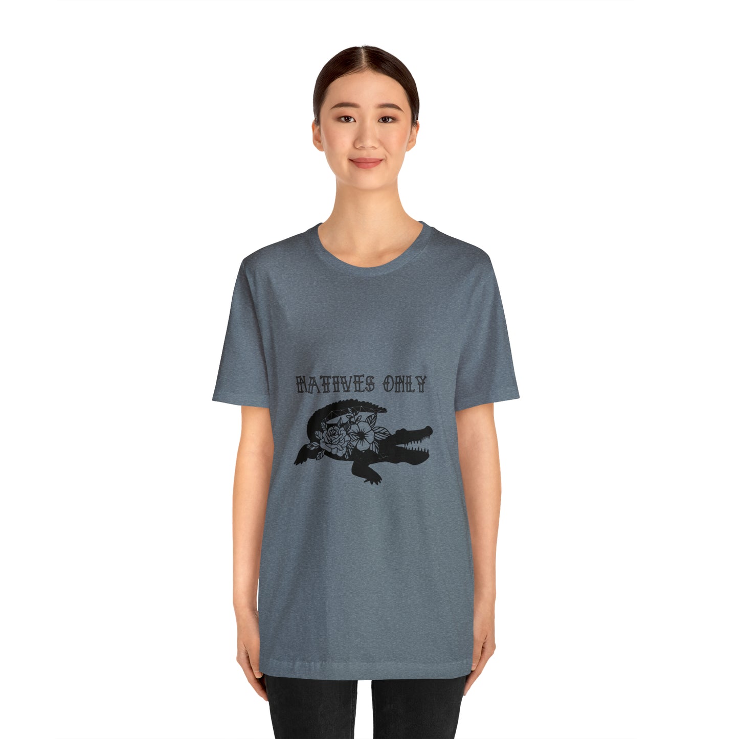 Natives Only Alligator Unisex Jersey Tee