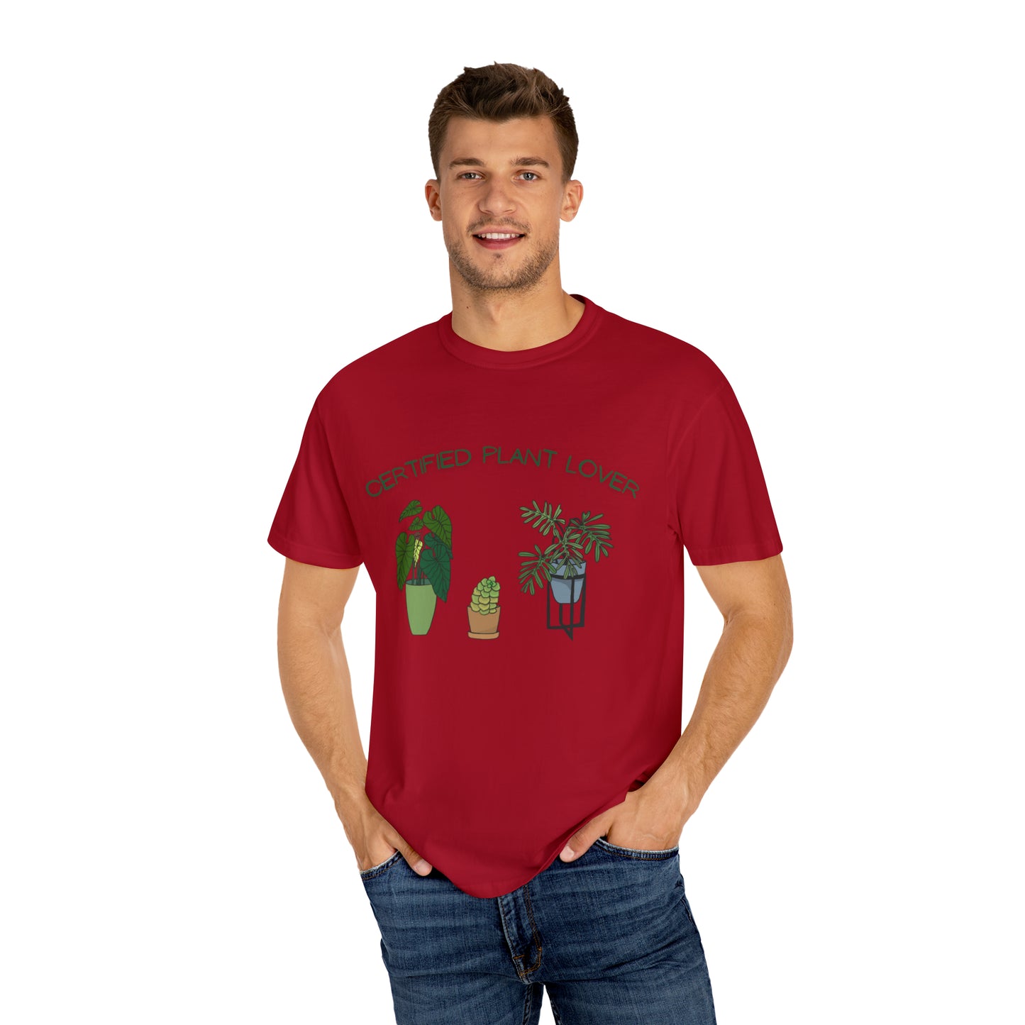 Certified Plant Lover Unisex Garment-Dyed T-shirt