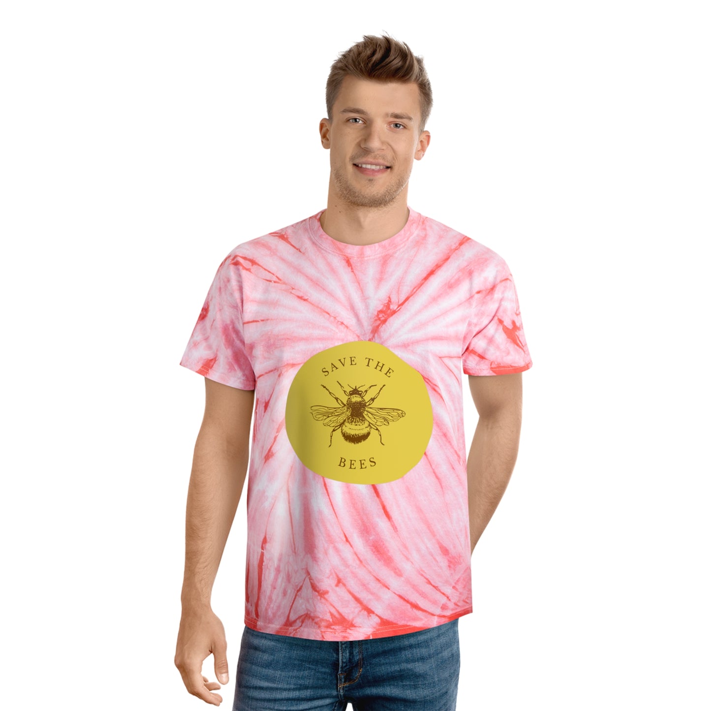 Save The Bees Tie-Dye Tee, Cyclone