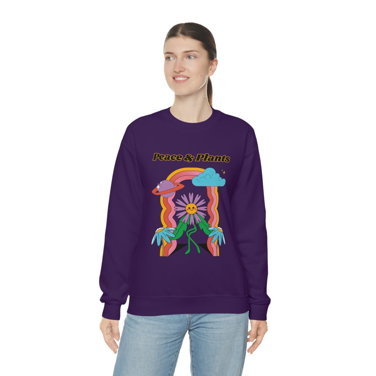 Peace & Plants Unisex Crewneck