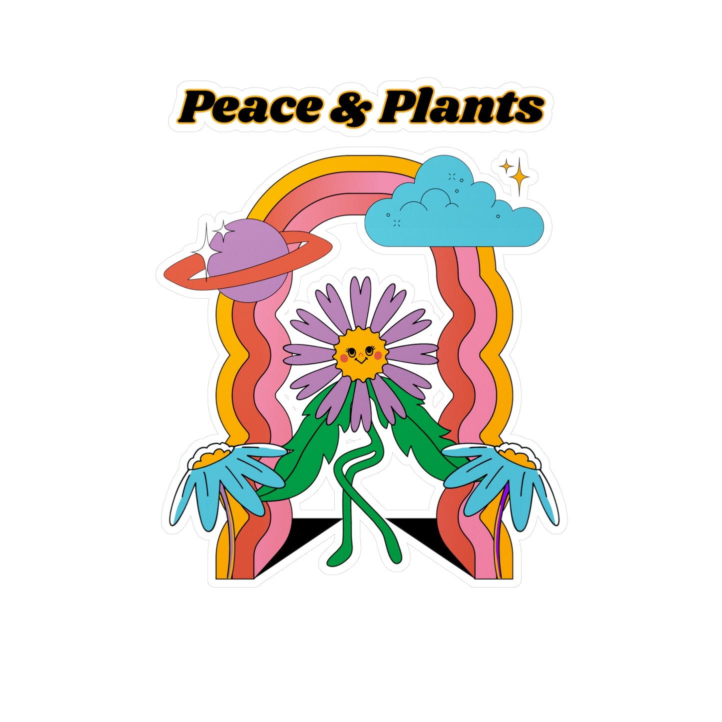 Peace & Plants Vinyl Decals