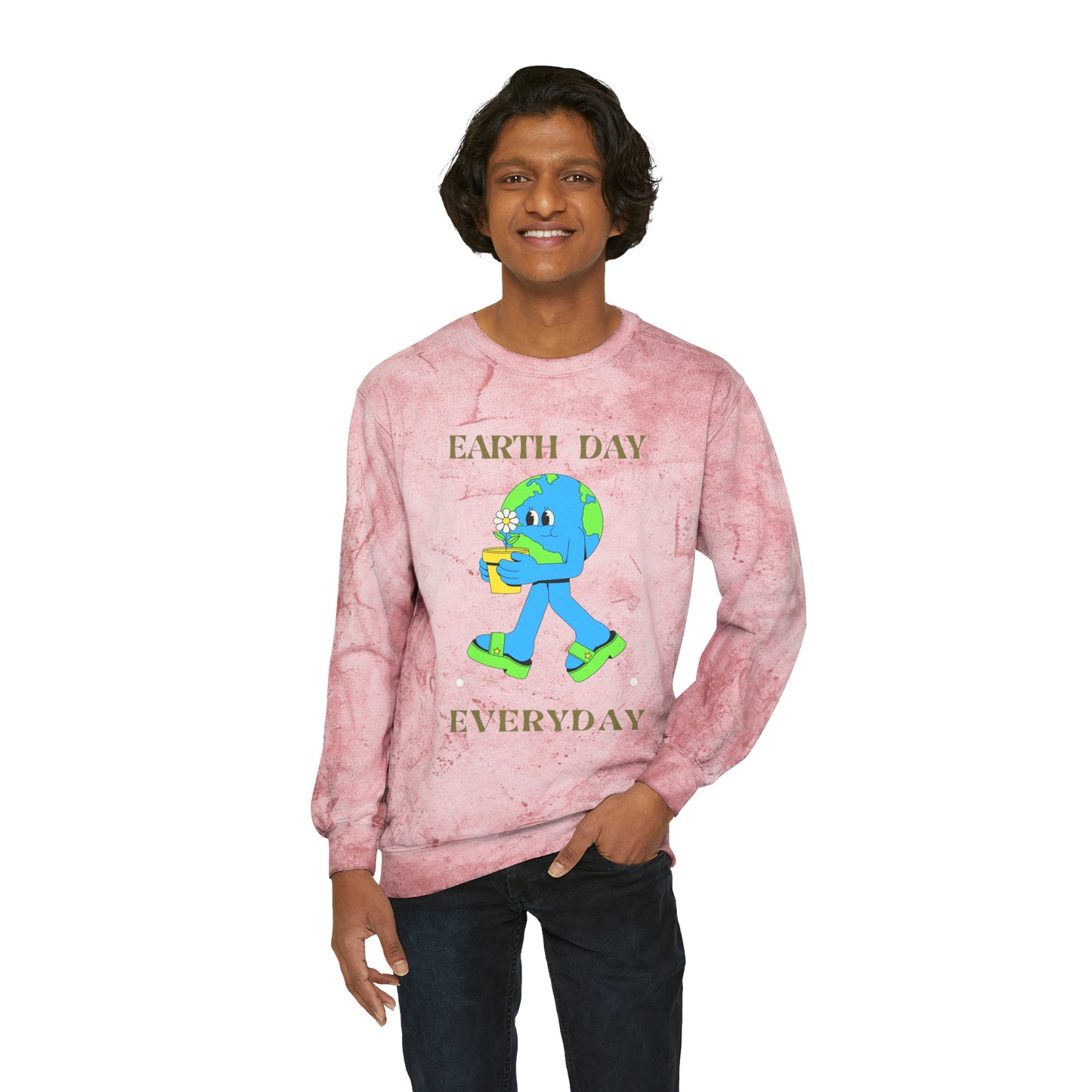 Earth Day Everyday Unisex Color Blast Crewneck